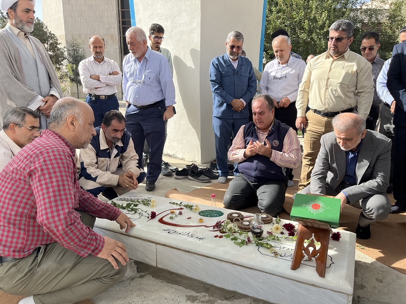 آئین غبارروبی مزار شهید گمنام دانشکده کشاورزی برگزار شد