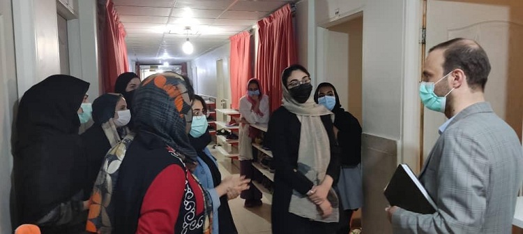 بازدید دکتر دردایی از خوابگاه نرگس 1