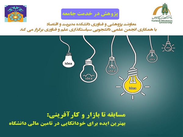 برگزاری مسابقه تا بازار و کارآفرینی در دانشکده مدیریت و اقتصاد