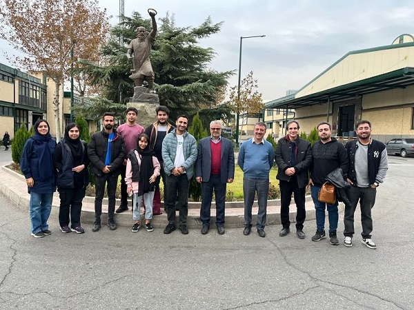 بازدید دانشجویان بخش مهندسی مواد از کارخانه آما