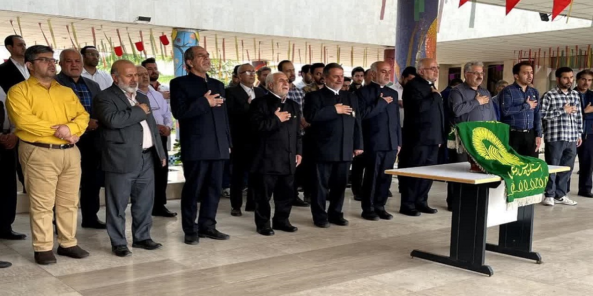 مراسم استقبال از خادمین حرم رضوی در دانشکده کشاورزی برگزار شد