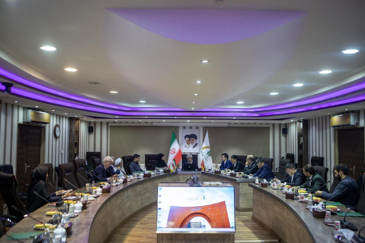 بازدید مسئولان دانشگاه شانگهای کشور چین از دانشگاه تربیت مدرس